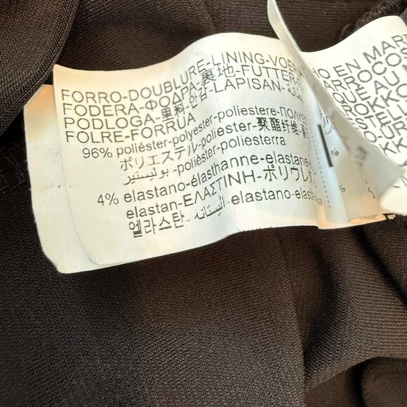 Zara LittleBlackDress Slip Slinky Cowl Draped Neck Open Back Midi L Minimalist - Picture 10 of 10